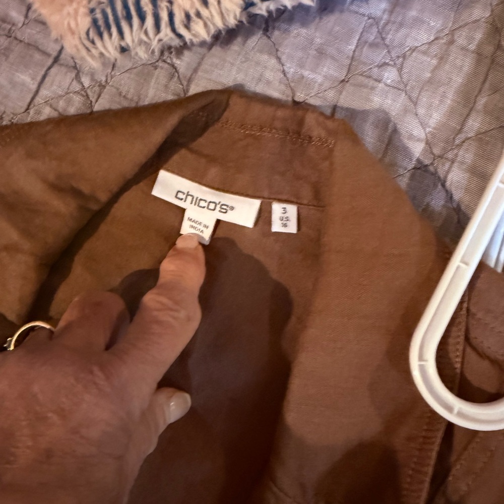 Chico's Brown Utility Jacket